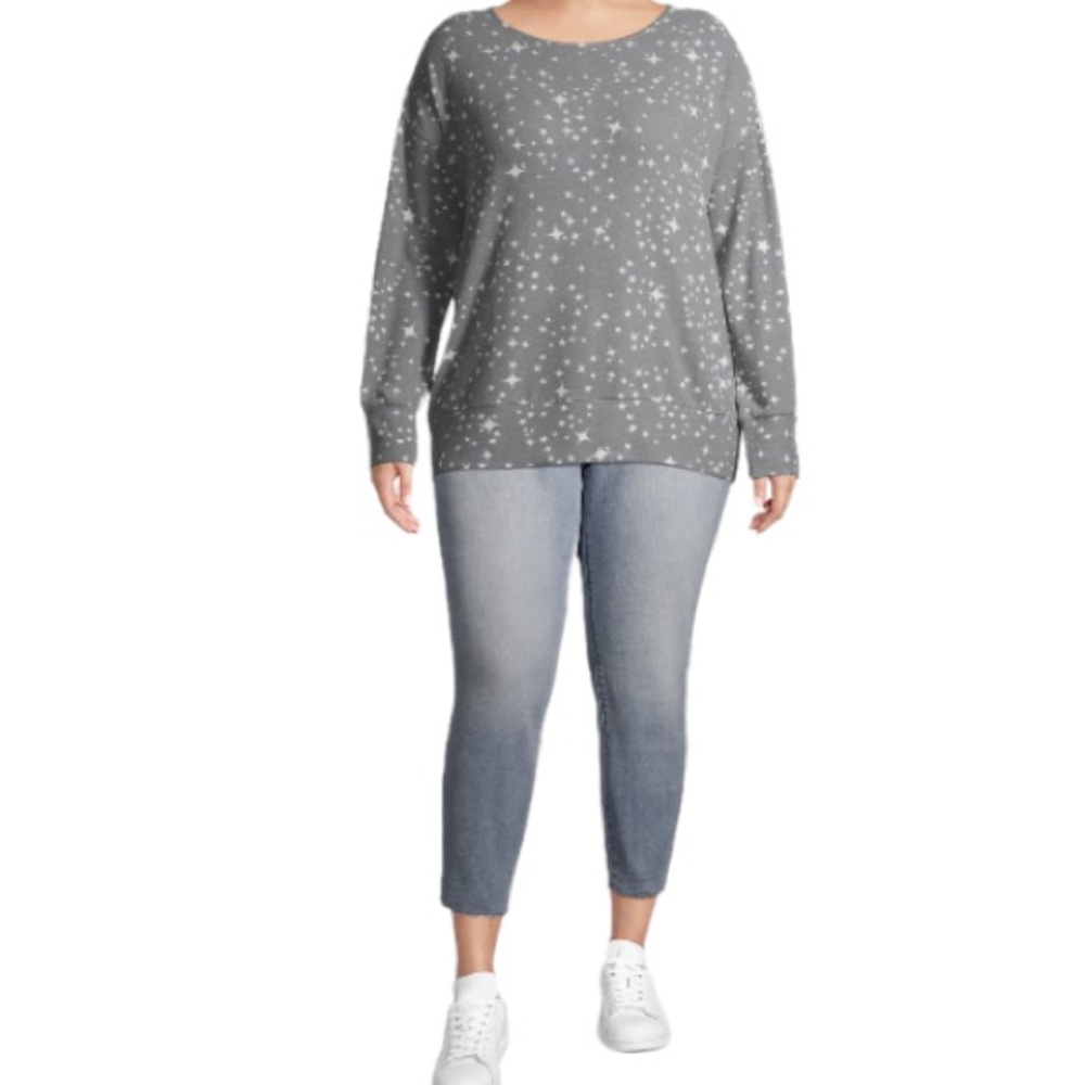 Terra & Sky Pull On Capri Jeans